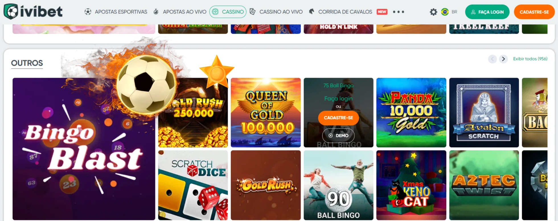 IviBet Jogos de Cassino